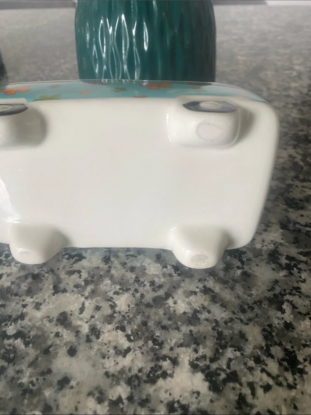 Ceramic Floral Camper Vase Accent